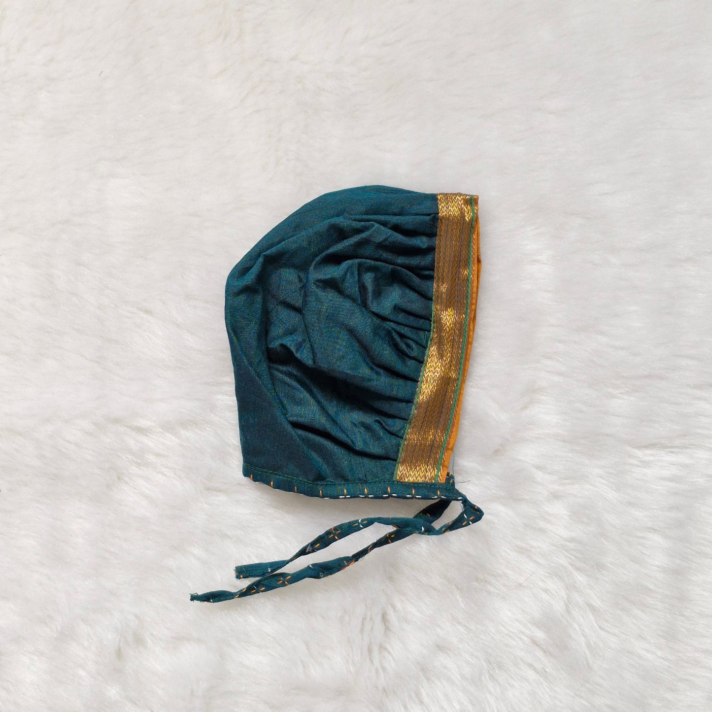 Kashida Bonnet Caps | Green