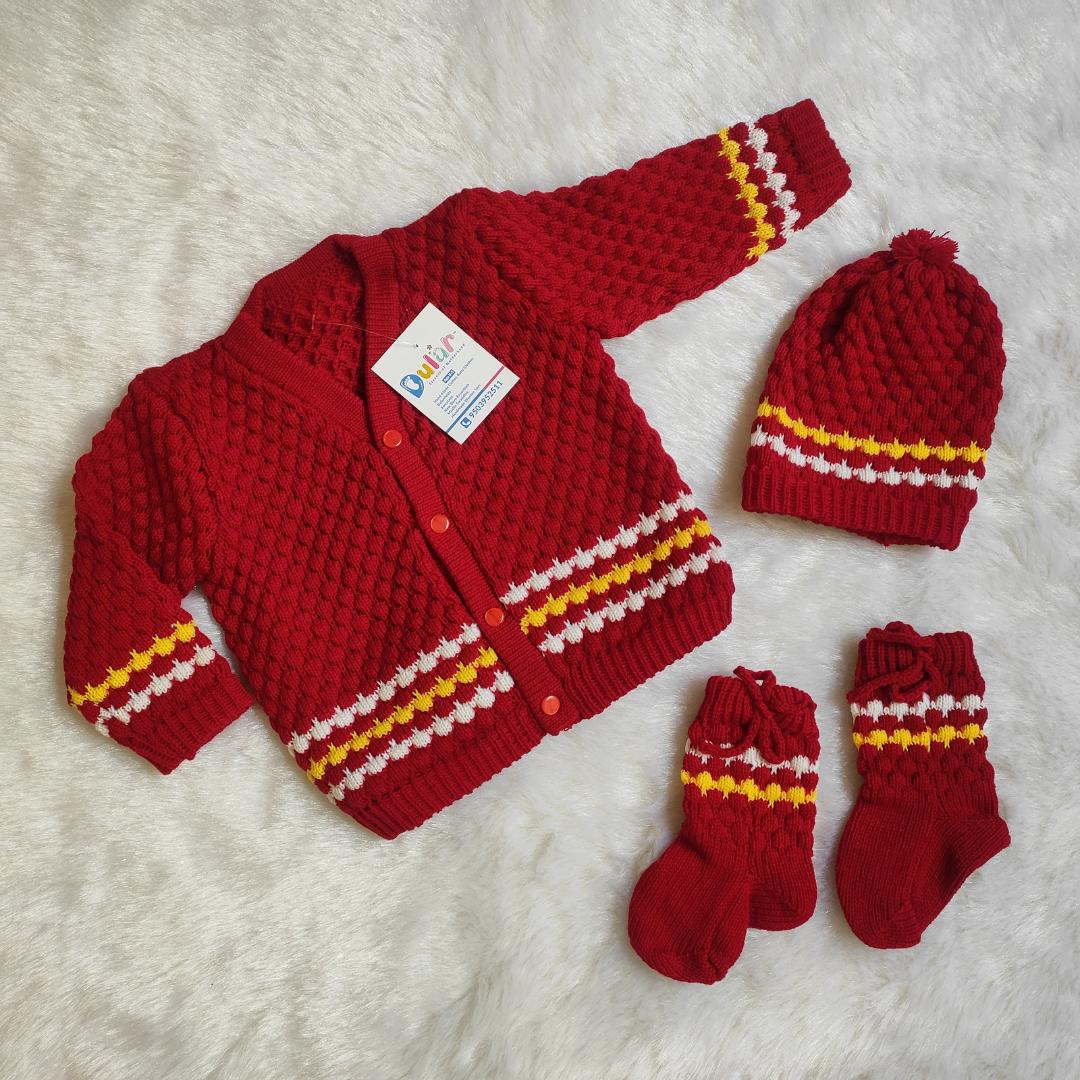 Popup Sweater Set with Socks and Cap