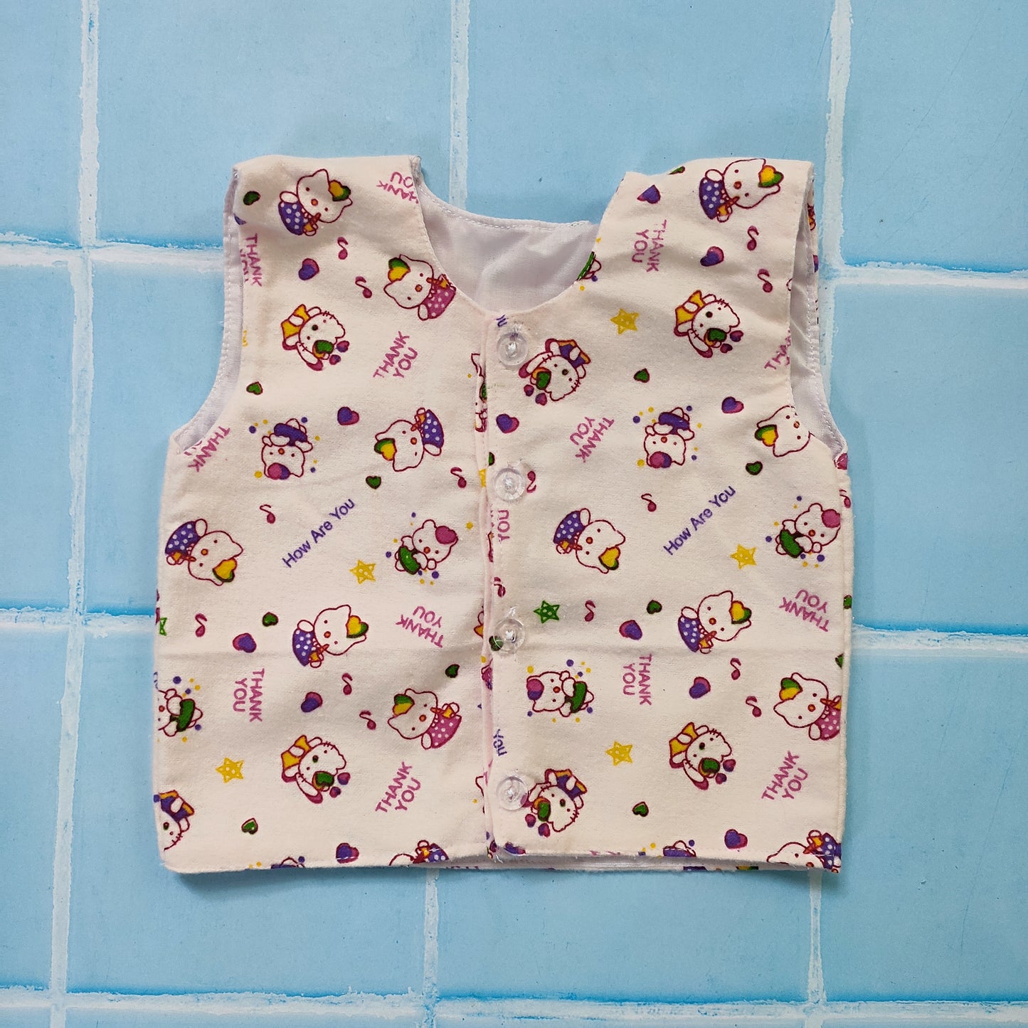Cotswool / Flannel Bandi - Pink Kitty