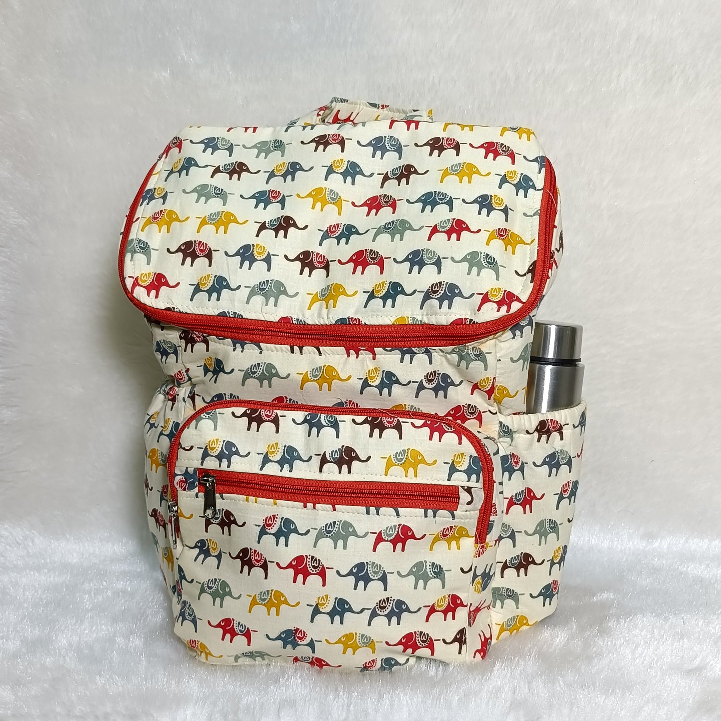 Diaper Bag | Cream Elephant
