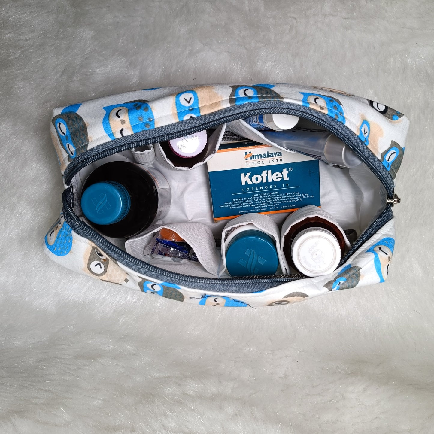 Medicine Pouch | Blue Owl