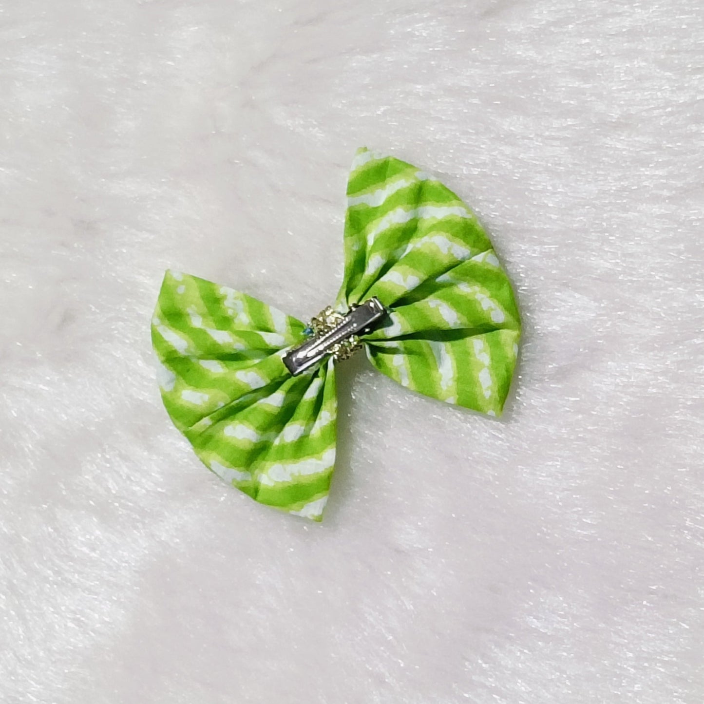 Bow Hair Clip - Lehriya - Pista