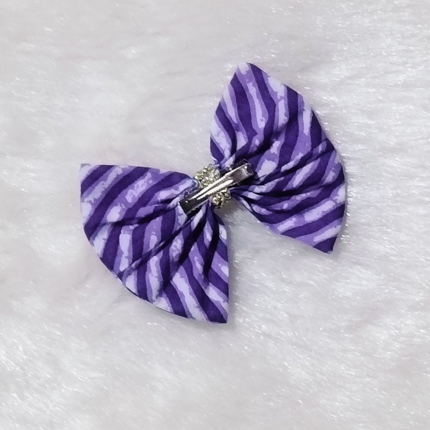 Bow Hair Clip - Lehriya - Purple