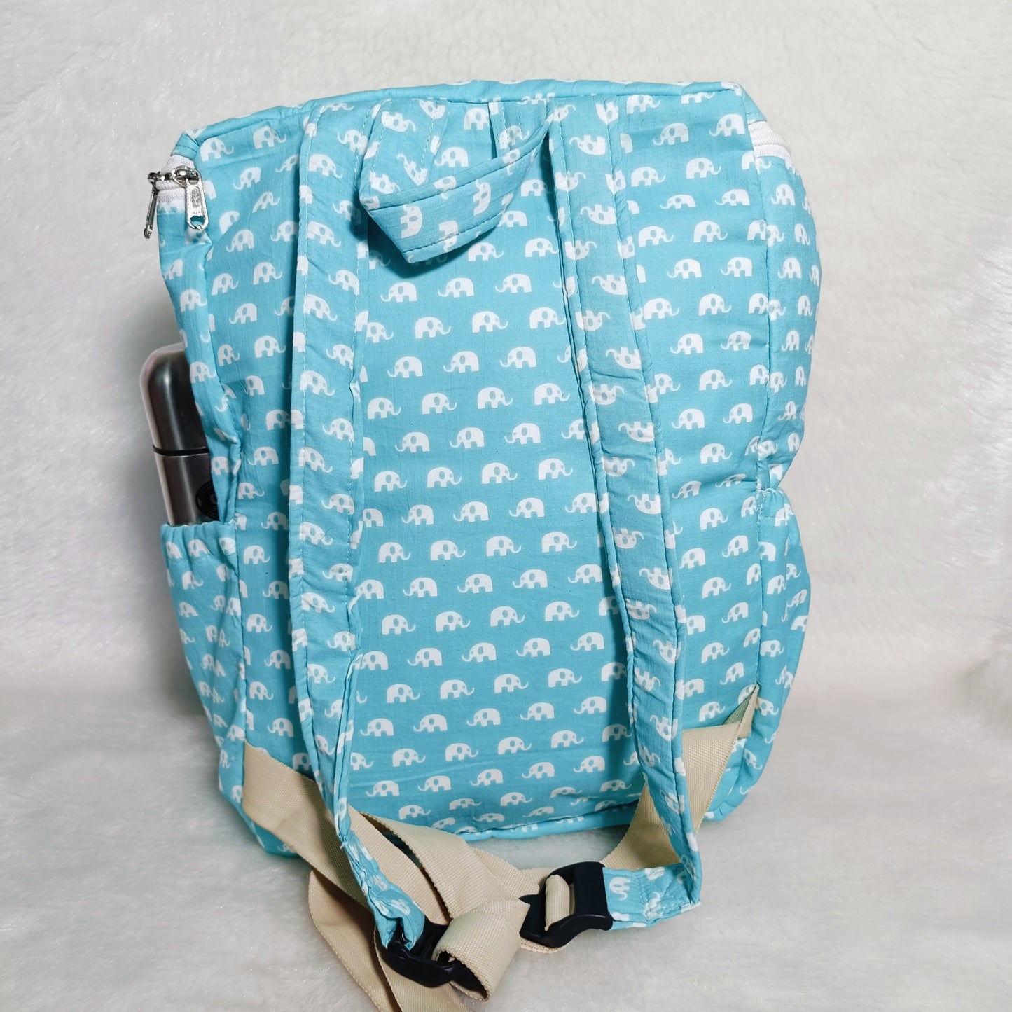 Diaper Bag | Sky Blue Elephant