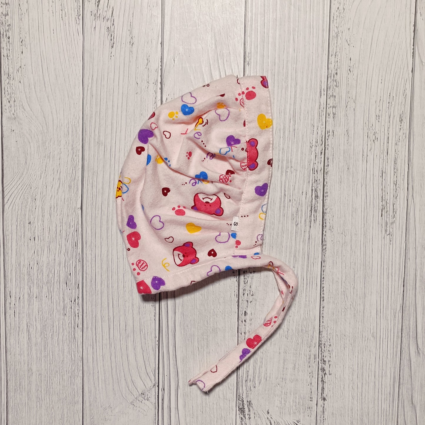 Flannel Bonnet Caps | Pink Love