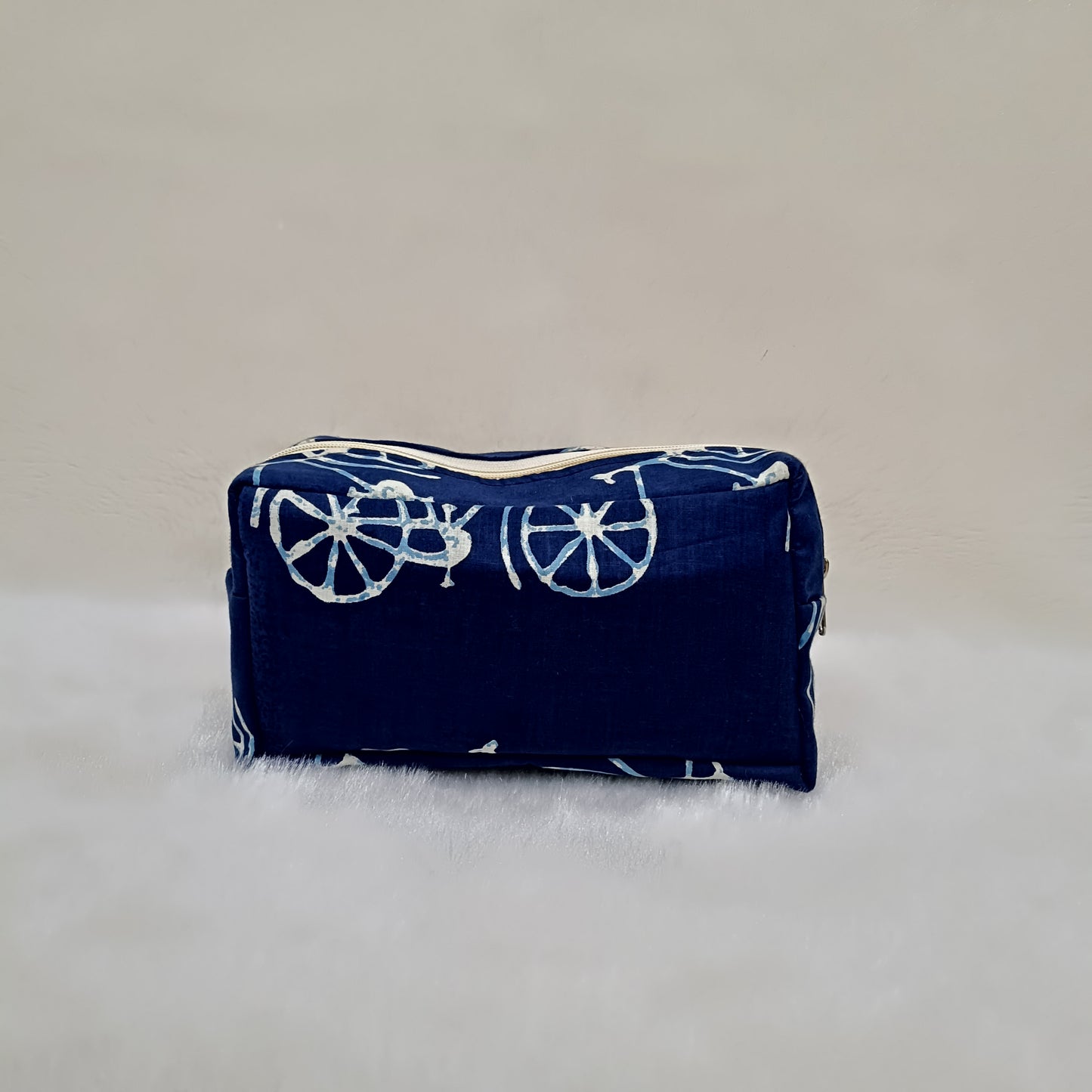 Medicine Pouch | Navy Blue Cycle