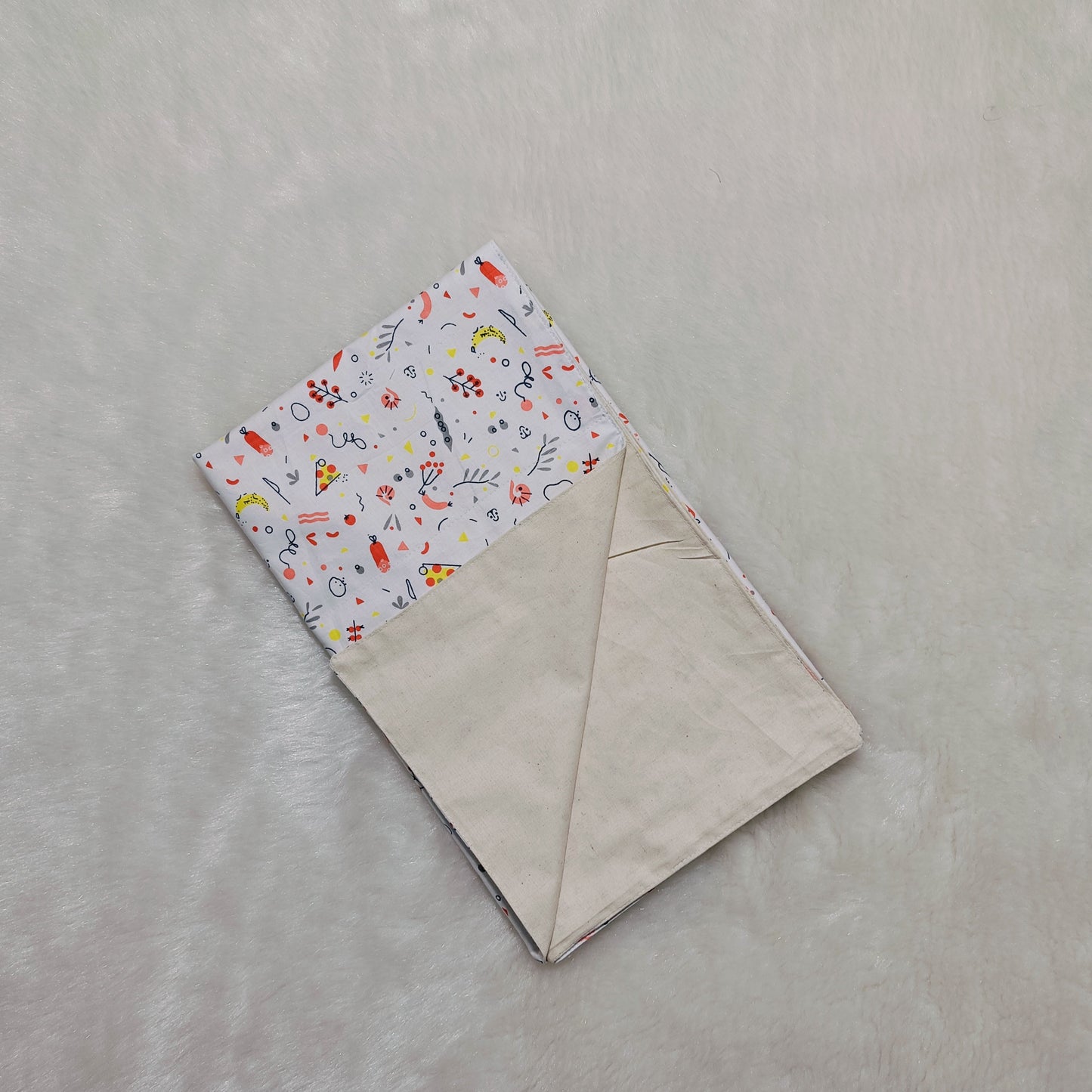 Baby Holding Sheet | Cotton | Orange Food