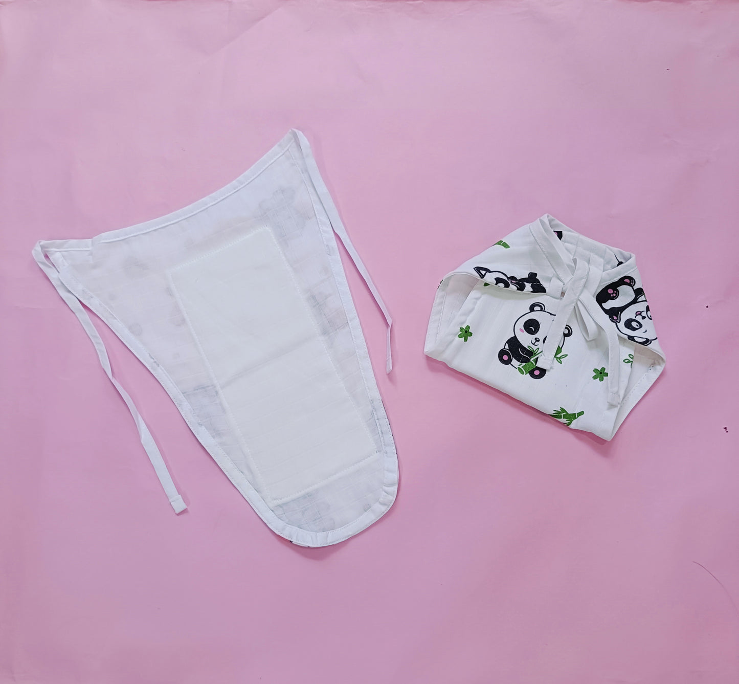 Muslin Stuffed Nappies | Animal | Reusable washable
