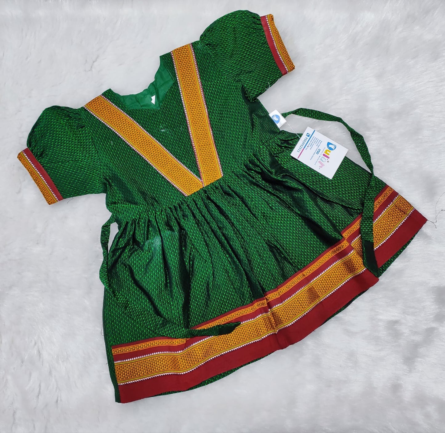 Khan Frock - Green
