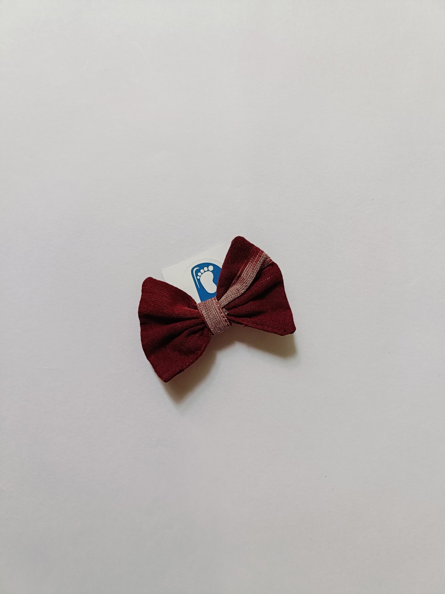 Ikkat Hair Clip- wine