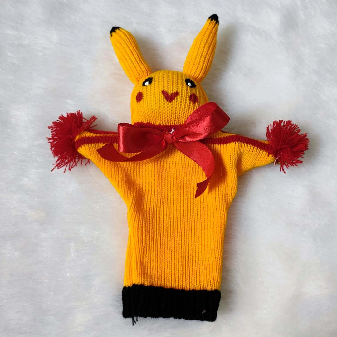 Toys, Woolen Toys, No to Plastic, Hand Puppets, Woolen Hand Puppets, Story Time, Play Time, Kids Play Time, Newborn Essentials, Cartoon Characters, Colors, Designs, Patterns, Toddler Essentials, Machine Washable, Kid-Friendly, Made in India