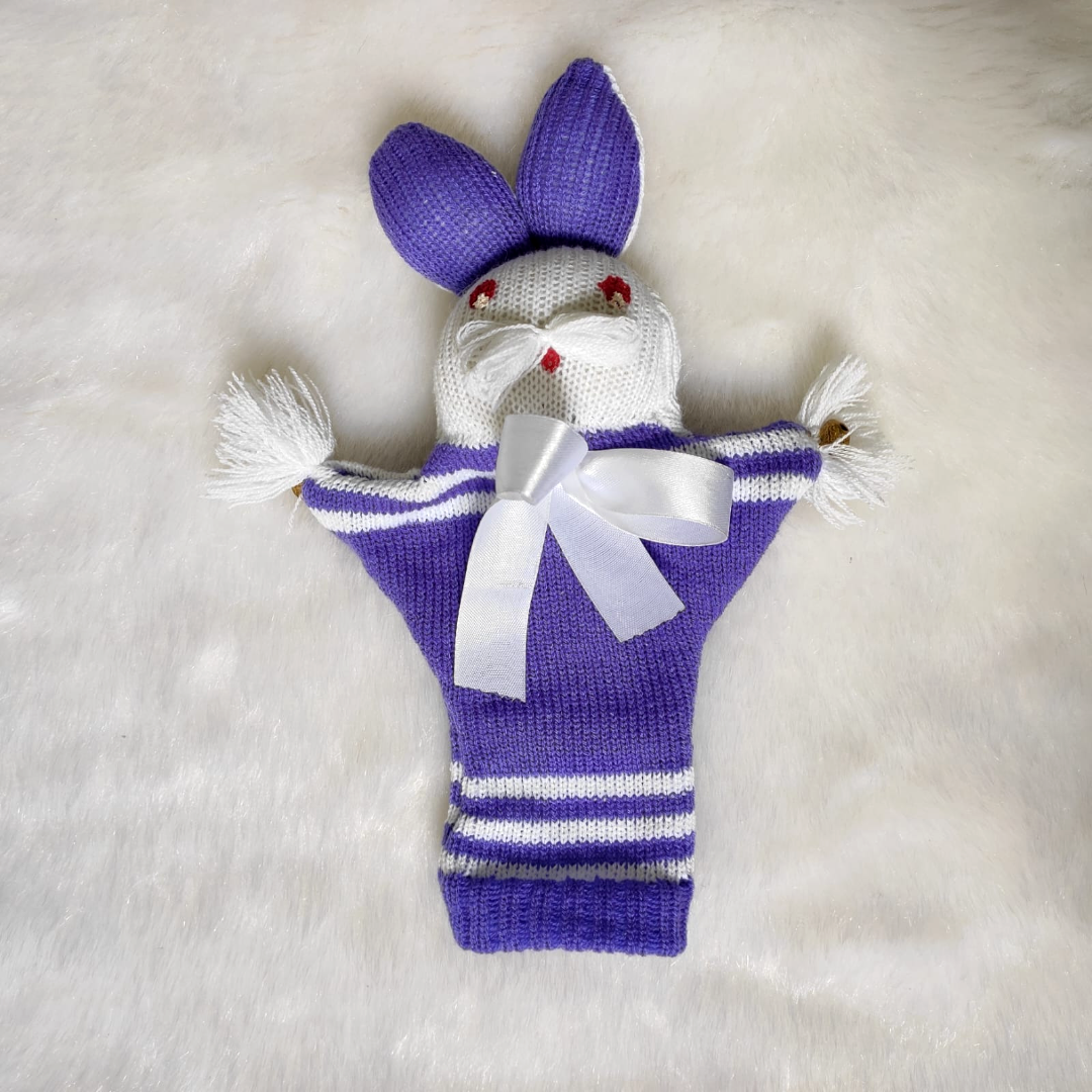 Toys, Woolen Toys, No to Plastic, Hand Puppets, Woolen Hand Puppets, Story Time, Play Time, Kids Play Time, Newborn Essentials, Cartoon Characters, Colors, Designs, Patterns, Toddler Essentials, Machine Washable, Kid-Friendly, Made in India