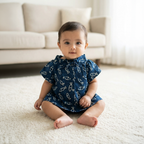 Cotton Tie Knot Jhabla |  Indigo Fish