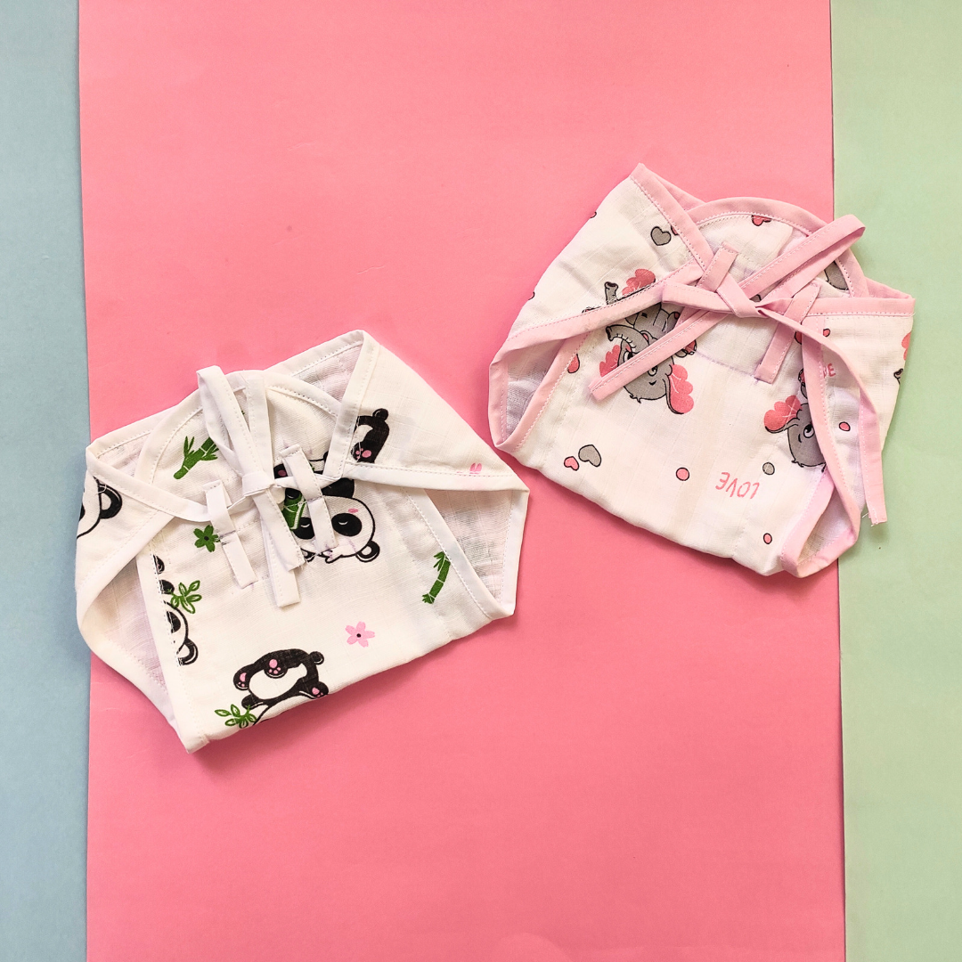 Muslin Langot - Animals (Pack of 2)