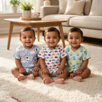Cotton Front Open Jhabla | Assorted 14 | Pack of 3