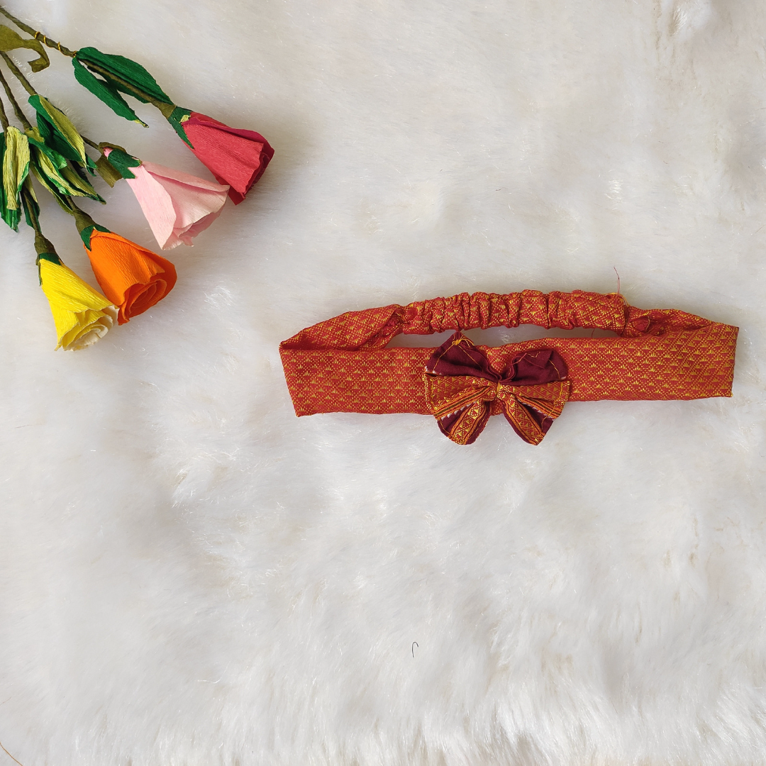 Khan Hair Band - Orange