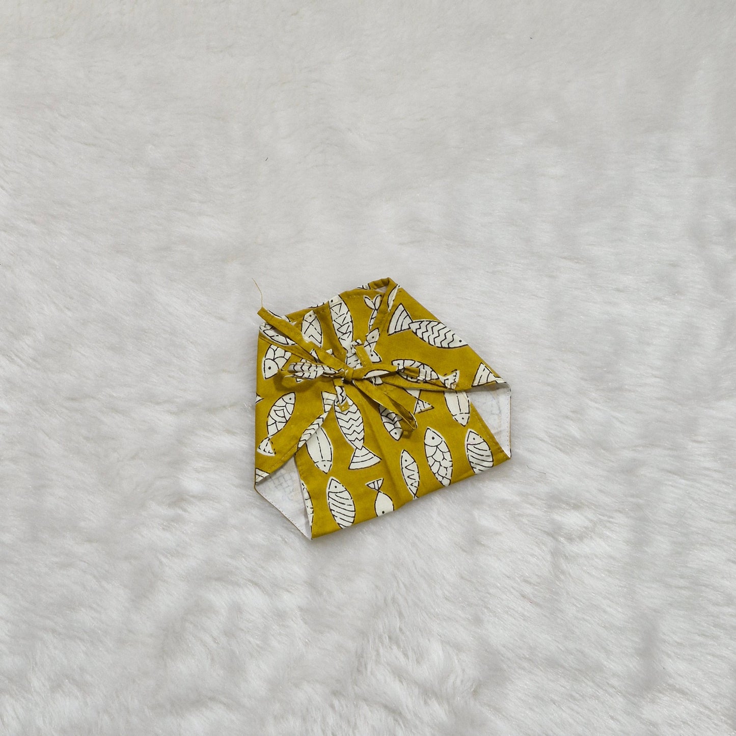 Newborn gift sets | Jaipur Cotton | Mustard Fish