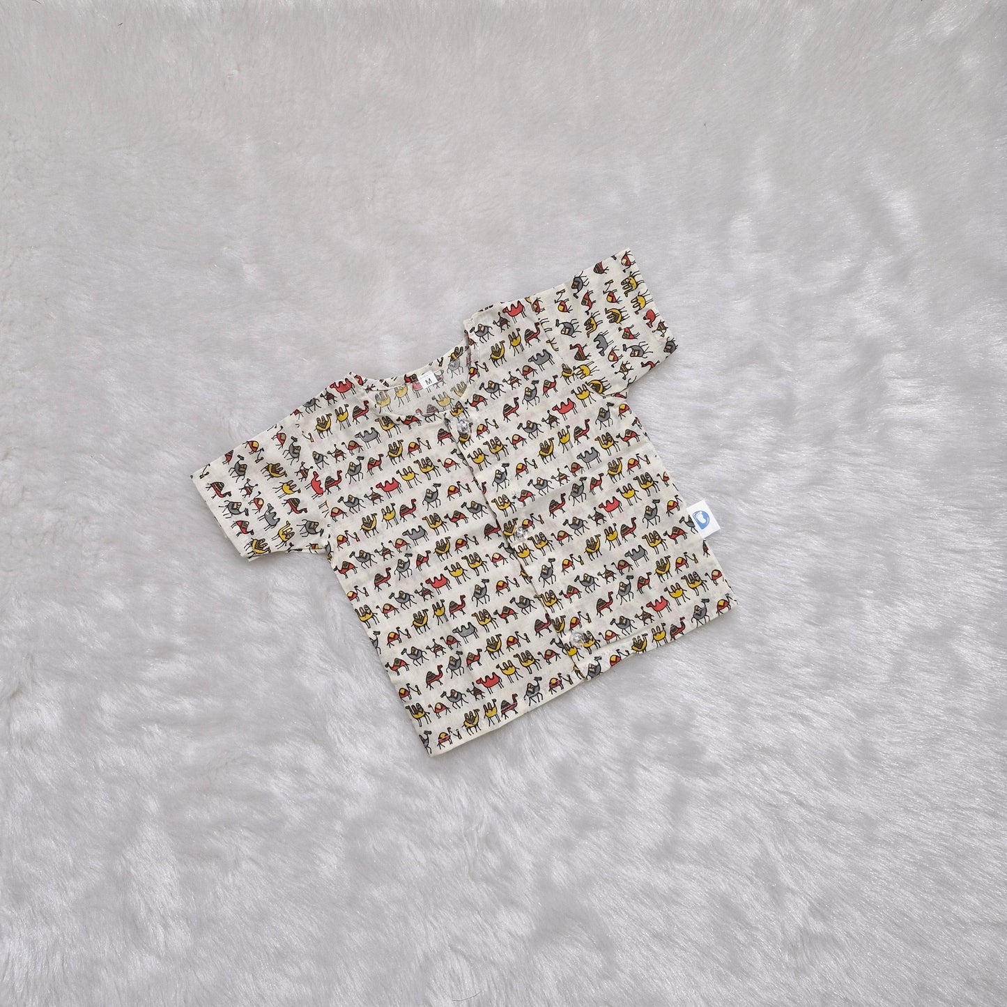 Newborn gift sets | Jaipur Cotton | Red - Grey Camel