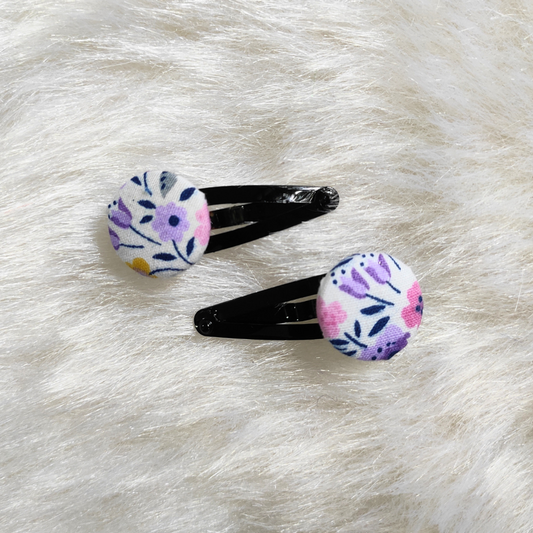 Button Hair Clip