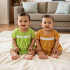 Baby Girl Jhabla | Assorted 6 | Pack of 2