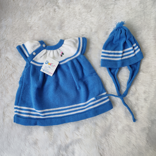 Sleeveless Frock Style Sweater