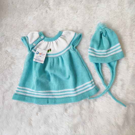 Sleeveless Frock Style Sweater