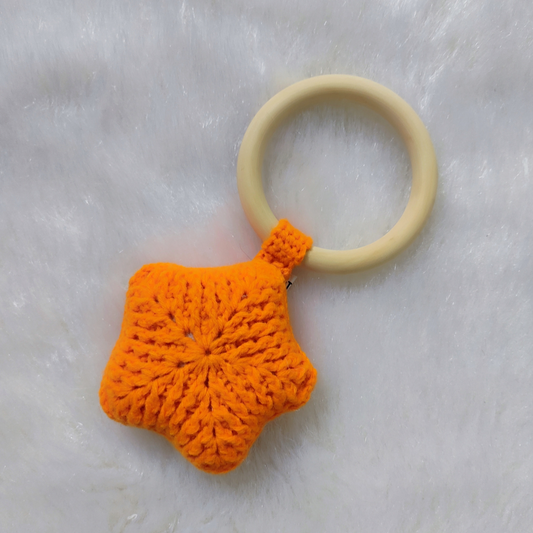 Woolen Rattle - Star