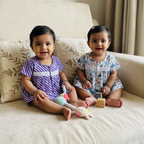Baby Girl Jhabla | Assorted 3 | Pack of 2
