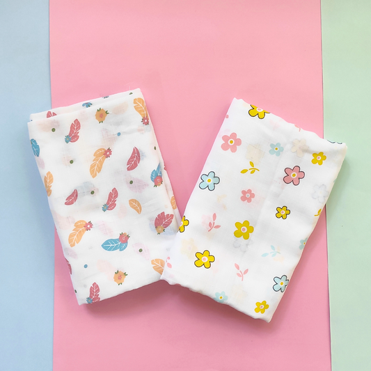 Muslin Swaddle - Nature (Pack of 2)