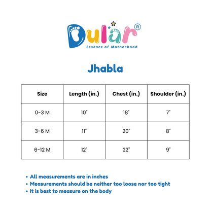 Flannel Front Open Jhabla |  Blue Love