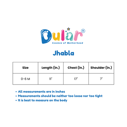 Muslin Front Open Jhabla | Animals (Pack of 2)