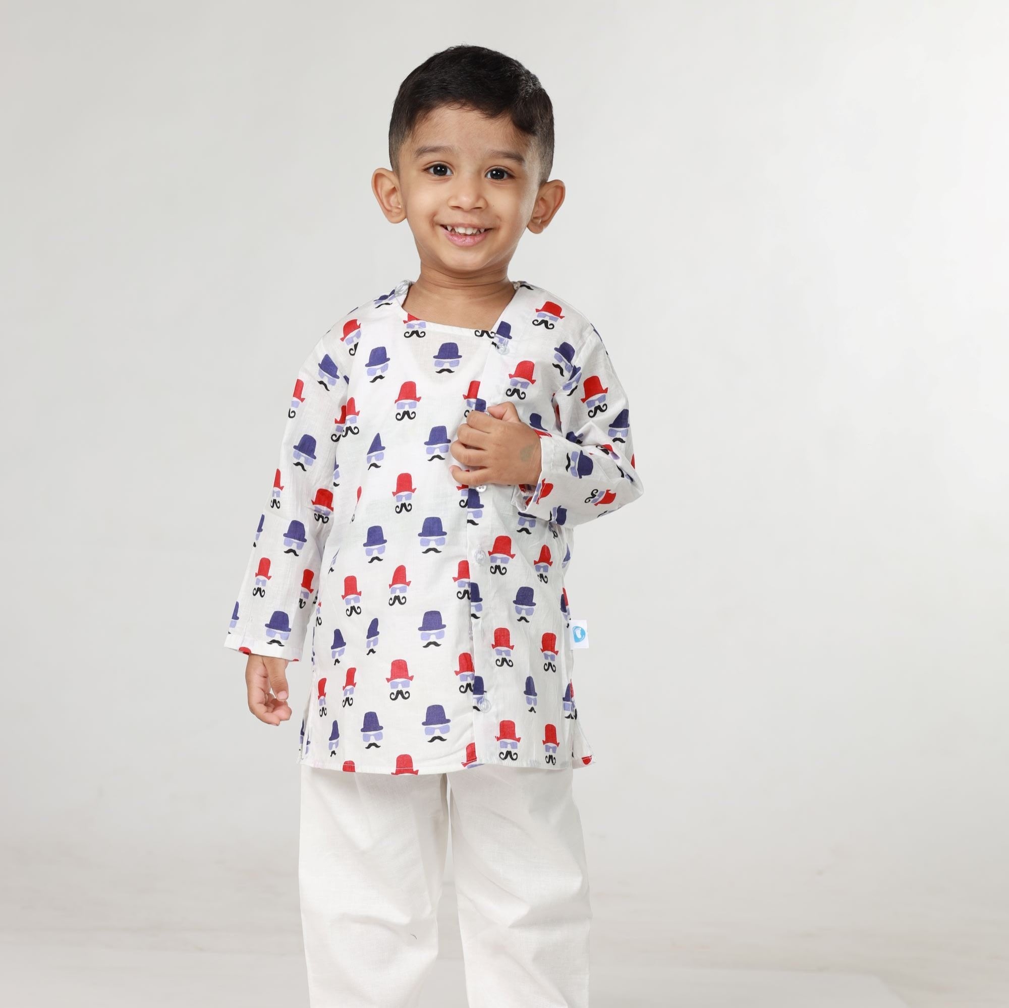 Kurtis for kids Red Purple Hat Best for everyday wear dularindia