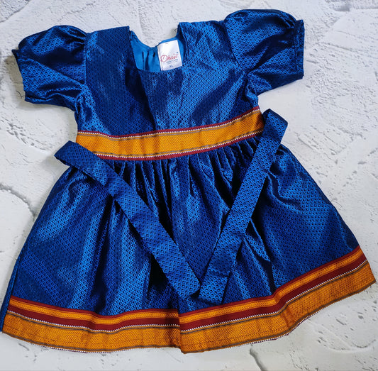 Khan Frock -Royal Blue