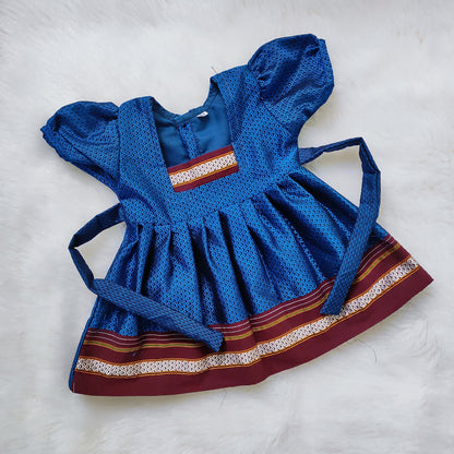 Ethnic dresses for baby girl | Khun Royal Blue