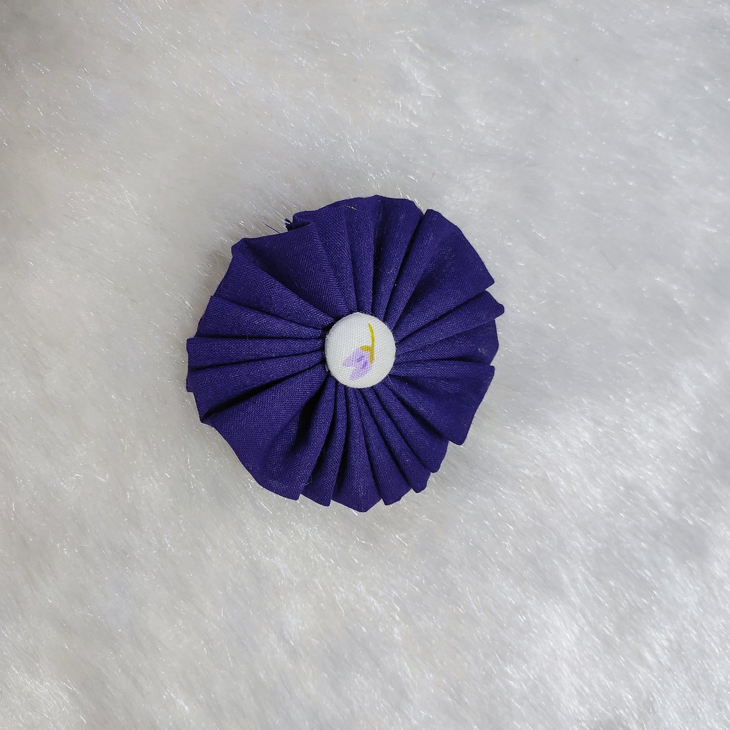 Flower Hair Clip - Purple