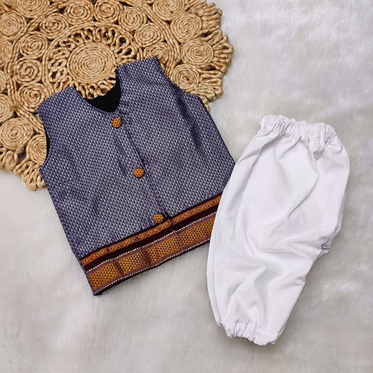 Khan Shirt and Payjama - Grey