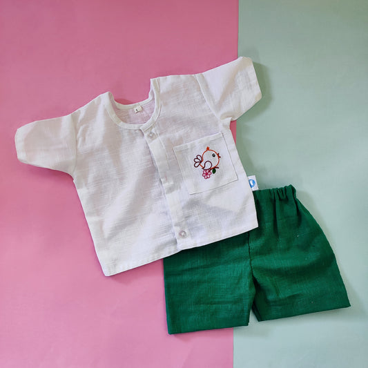 White Embroidery Set - Chiu