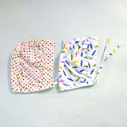Cotton Bonnet Cap (Pack of 2)