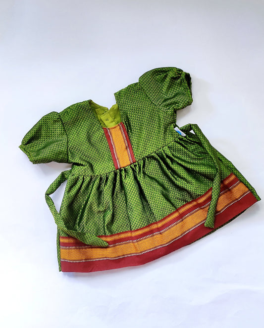 Ethnic Frock - Olive
