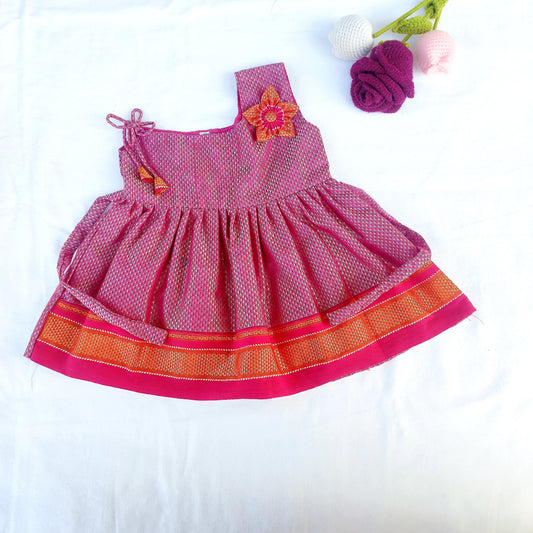 Ethnic Frock - Baby Pink