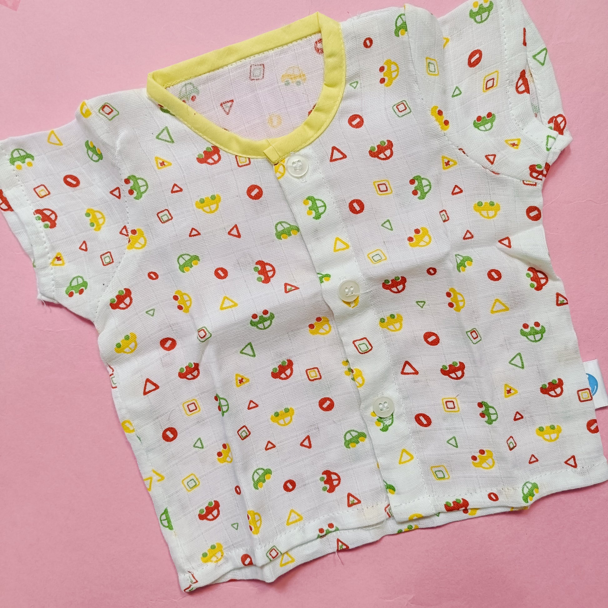 Muslin Front Open Jhabla Vehicle (Pack of 2)