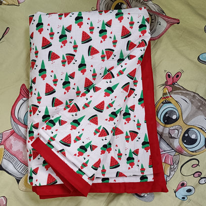 Jaipur Cotton Blanket | Watermelon