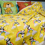 Jaipur Cotton Blanket | Yellow Panda