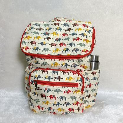 Diaper Bag | Cream Elephant