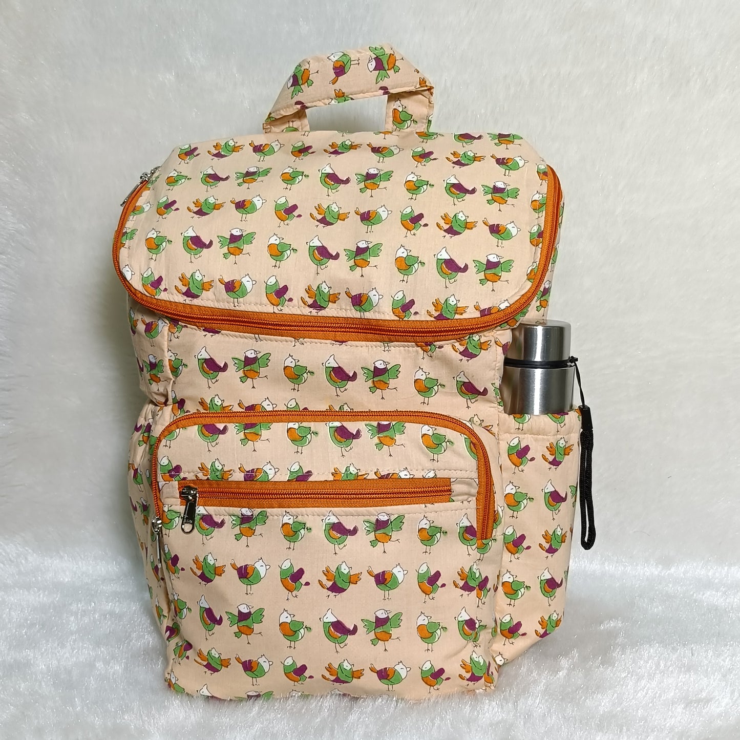 Diaper Bag | Peach Sparrow