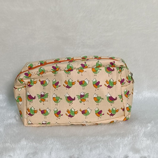 Medicine Pouch | Peach Sparrow