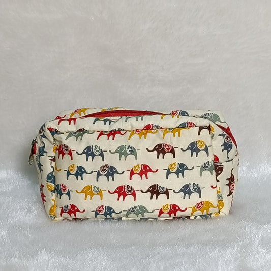 Medicine Pouch | Cream Elephant