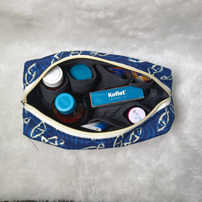 Medicine Pouch | Indigo Fish