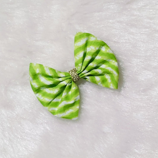 Bow Hair Clip - Lehriya - Pista