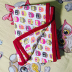 Jaipur Cotton Blanket | Pink Owl